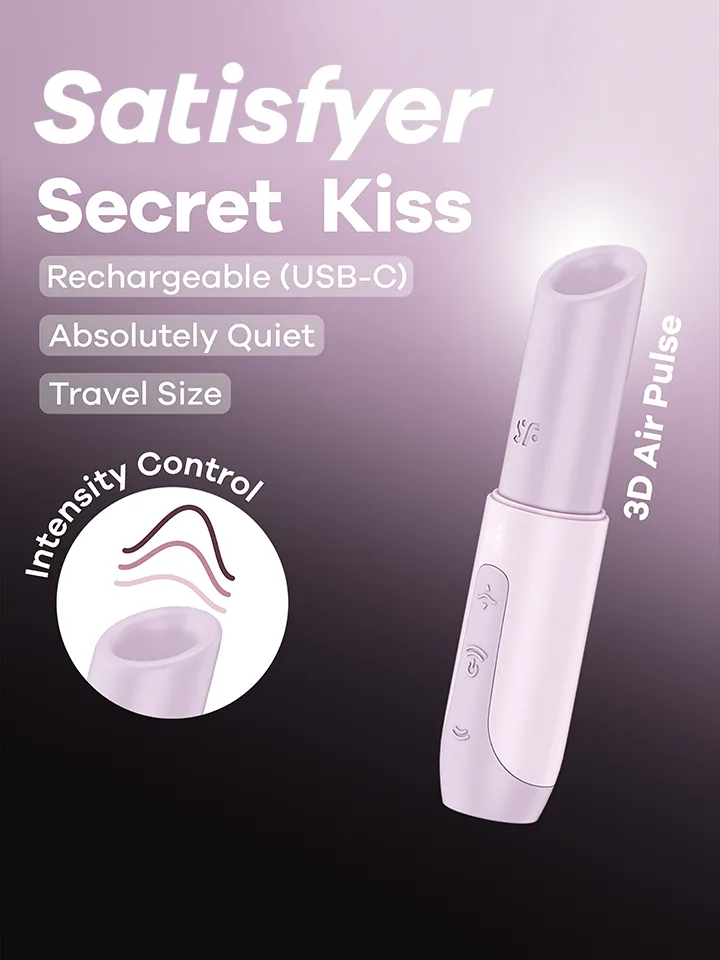 Satisfyer Secret Kiss Air Pulse Vibrator Lufttrycksvibrator | | Intimast