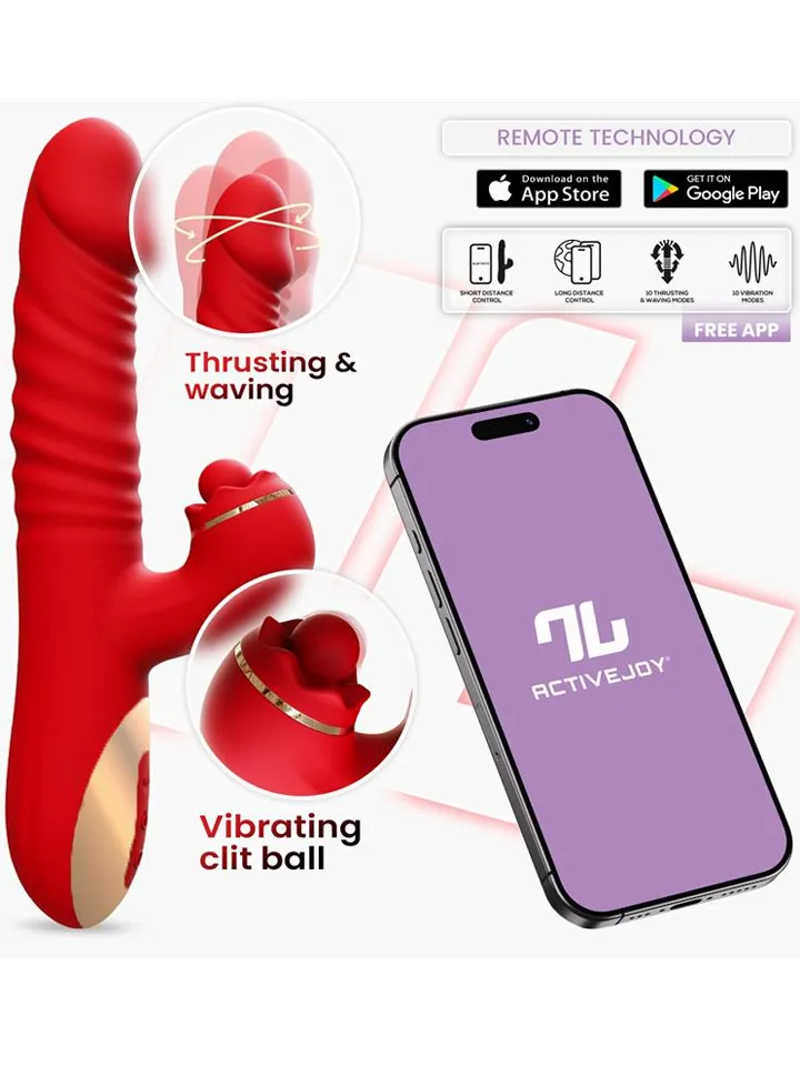 Ascen Thrusting & Waving Vibe With App Appstyrd rabbitvibrator | | Intimast