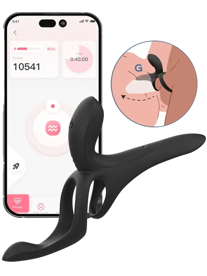 Pleasure Pivot App-Controlled Couples Vibrator Appstyrd parvibrator |  | Intimast
