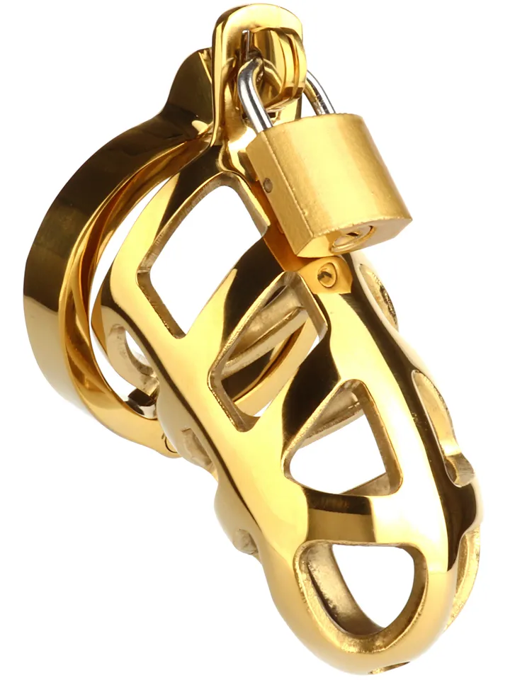 Mr. Steel Brutal Chastity Cage Gold Kyskhetsbur |  | Intimast