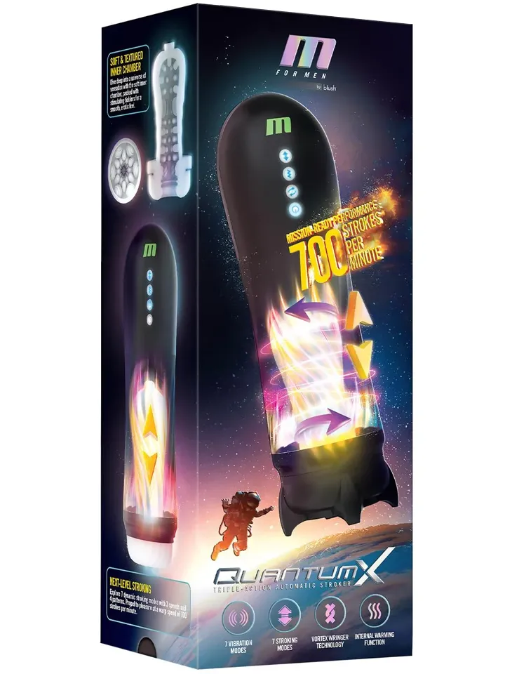 Quantum X Heating Super Stroke Machine Masturbator med motor | | Intimast