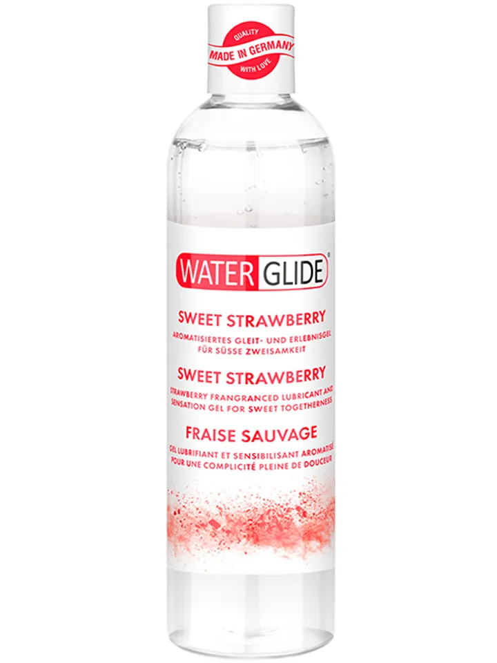 Waterglide Sweet Strawberry 300ml Glidmedel med jordgubbssmak |  | Intimast