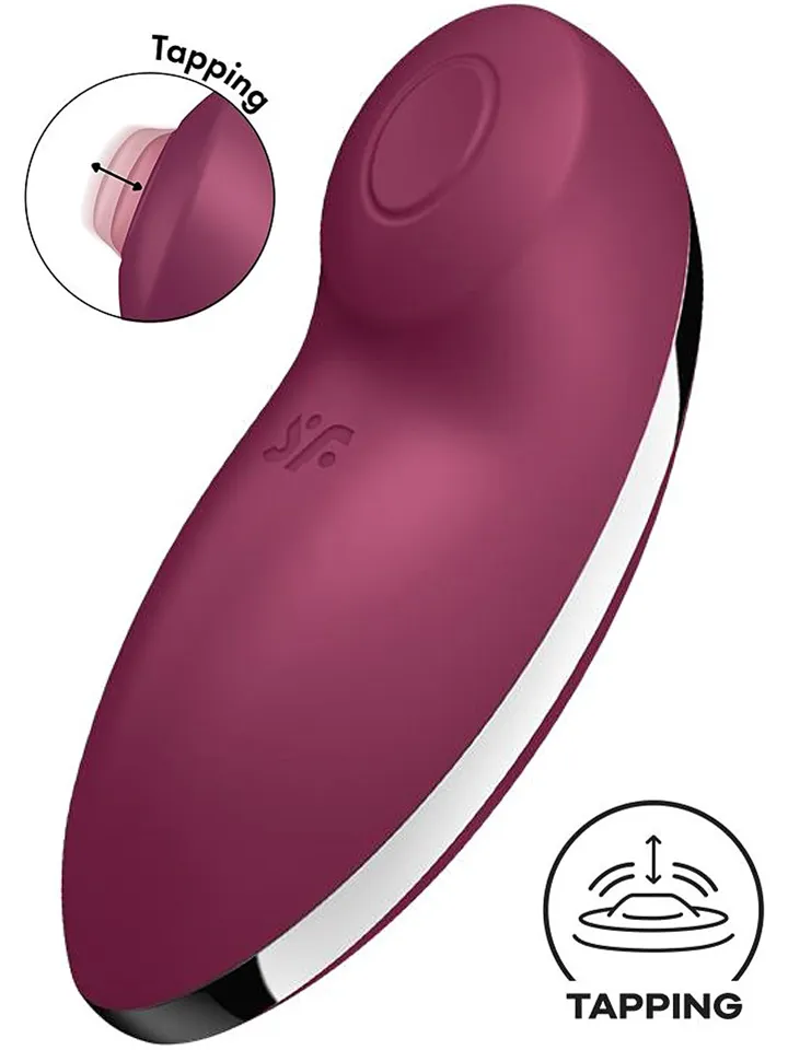 Satisfyer Tap & Climax 2 Vibrator Red Klitorisvibrator |  | Intimast