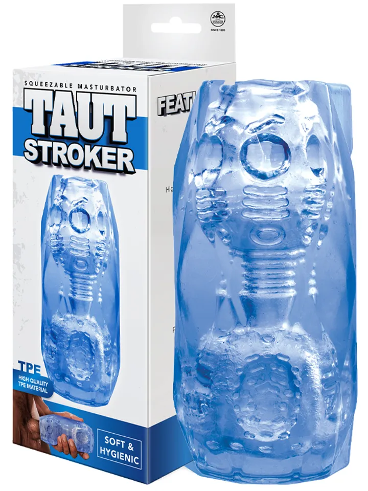Taut Stroker Squeezable Masturbator Blue Stroker | | Intimast
