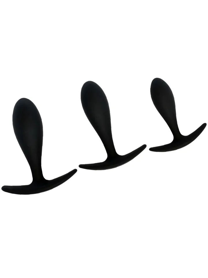 The Perfect Beginner Silicone Butt Plug Set Analpluggar paket |  | Intimast