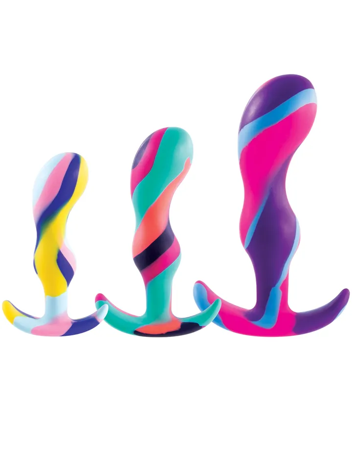 Silicone Butt Plug Training Kit Analpluggar paket |  | Intimast