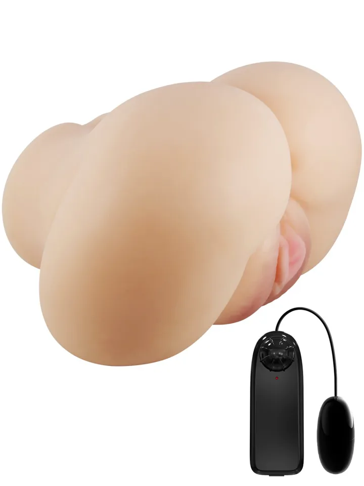 Luna Vibration Double Holes Lösvagina med vibrator | | Intimast