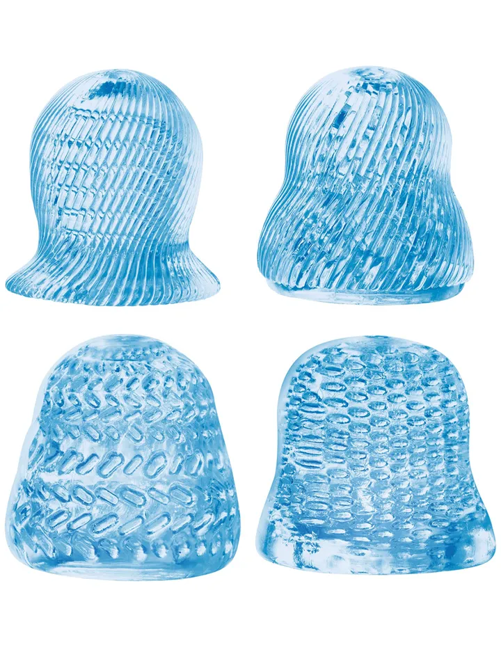 The Fedora 4in1 Glans Stroker Set Blue Stroker | | Intimast