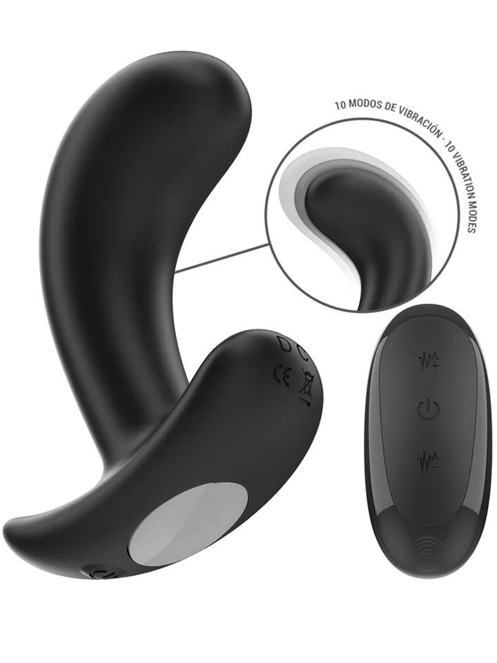 Chandler Anal Plug 10 Vibrations Remote Analplugg med vibrator |  | Intimast