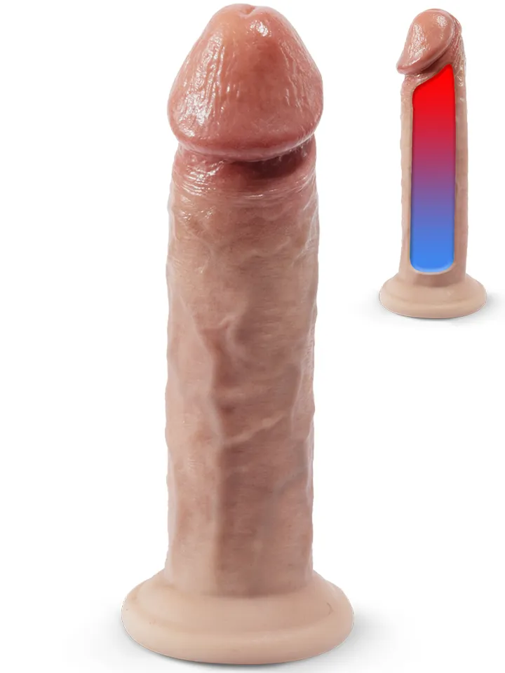 Silex-D Premium Real Skin 19 cm Realistisk dildo | | Intimast