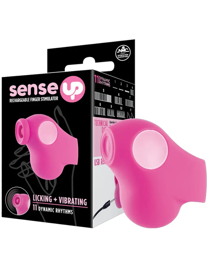 Thumping Rechargeable Finger Vibrator Pink Fingervibrator | | Intimast