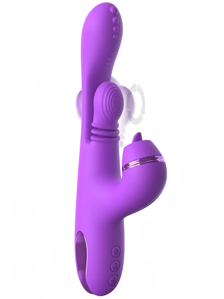 Pipedream Fantasy For Her Intimotion Pulse Pro Rabbitvibrator med roterande tunga | | Intimast