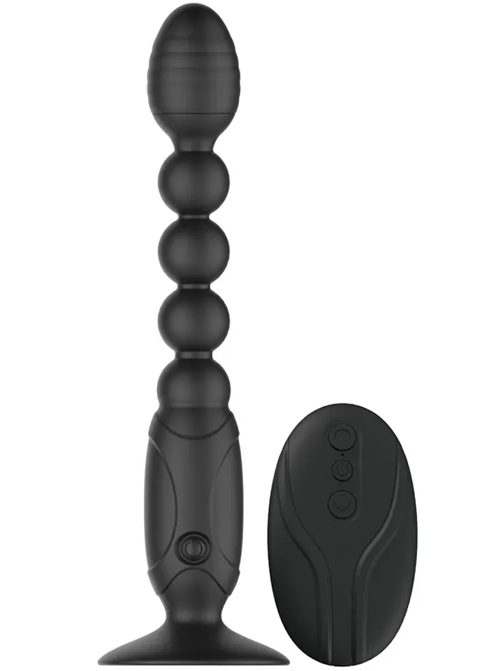 Bendy Bend & Stay In Place Wireless Vibrating Analbeads Analvibratorer |  | Intimast