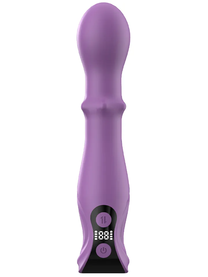 360 Triple Stimulation Vibrator LCD Display Dildo med vibrator |  | Intimast