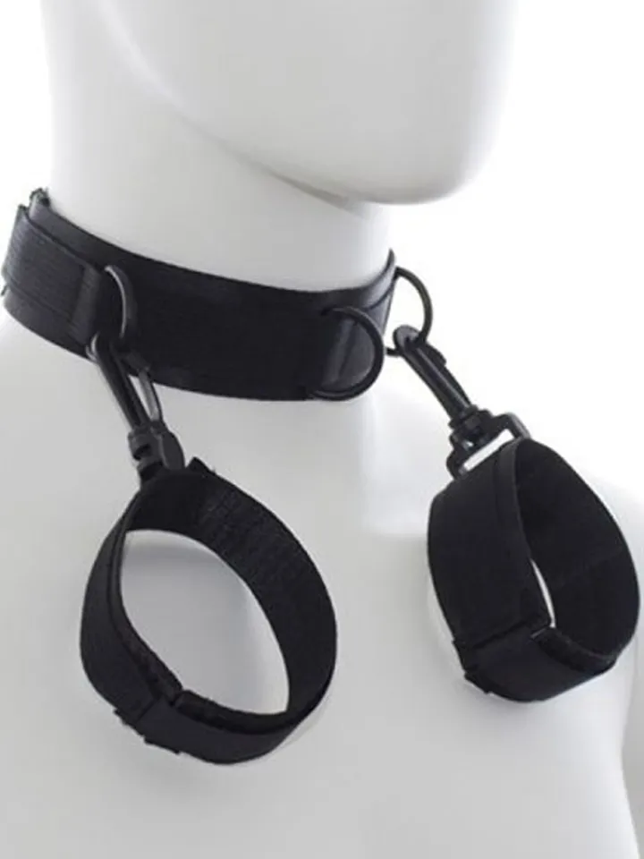 Easy Cuffs Collar Arms Restraint Handbojor & halsband |  | Intimast