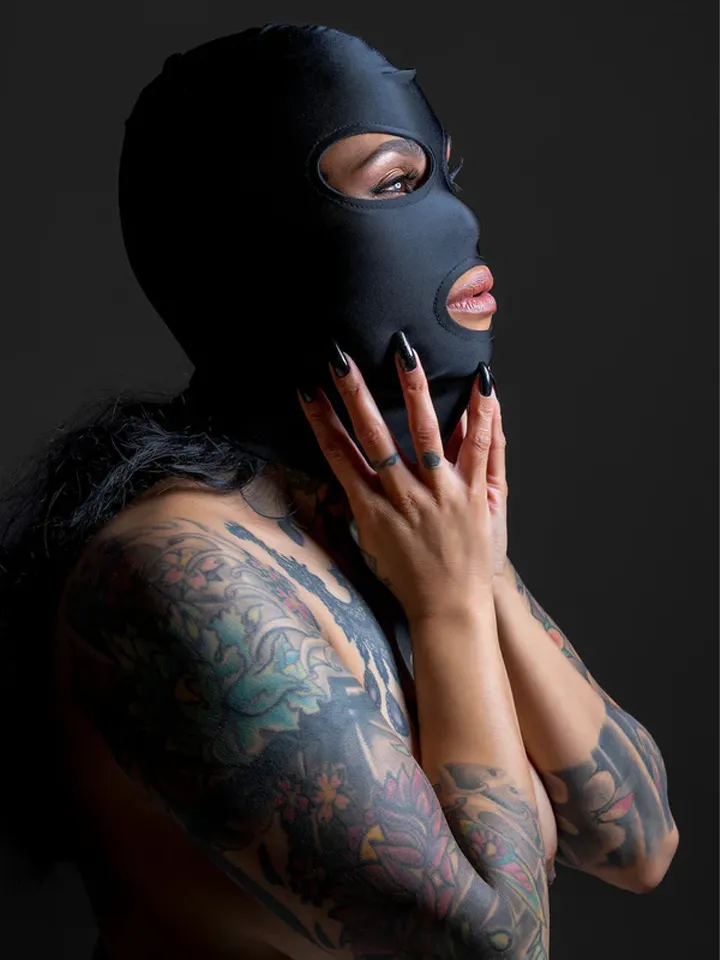 Taboom Spandex Hood Black Masker & ögonbindlar för BDSM | | Intimast