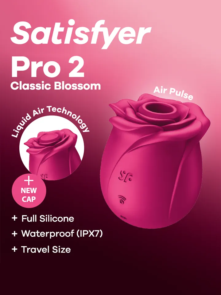 Satisfyer Pro 2 Classic Blossom Lufttrycksvibrator |  | Intimast