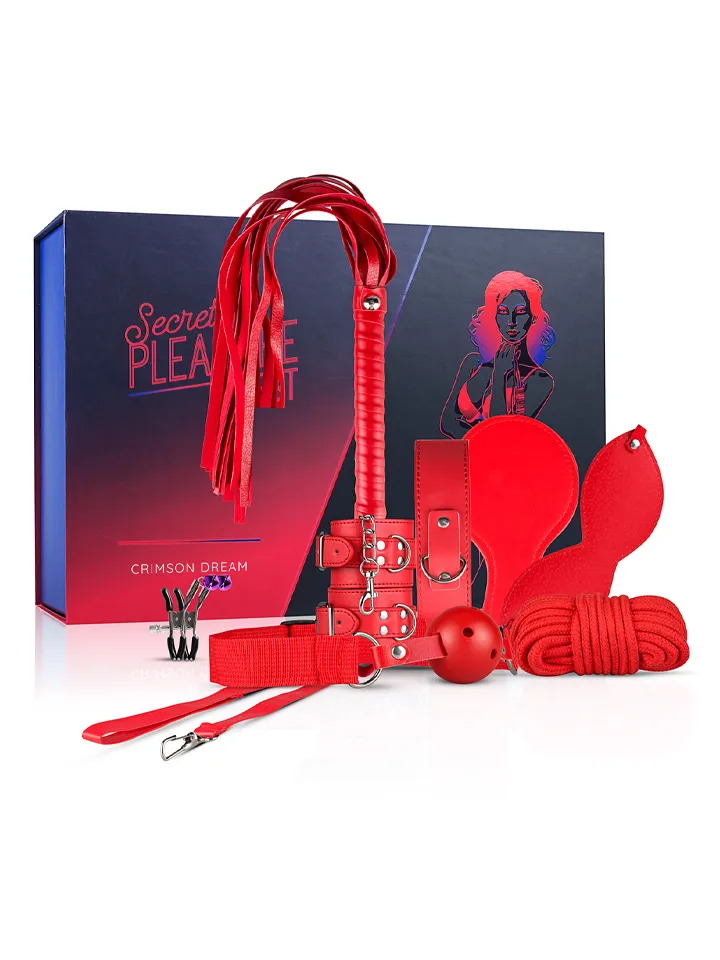 Produktfoto för Secret Pleasure Chest Crimson Dream Bondage paket