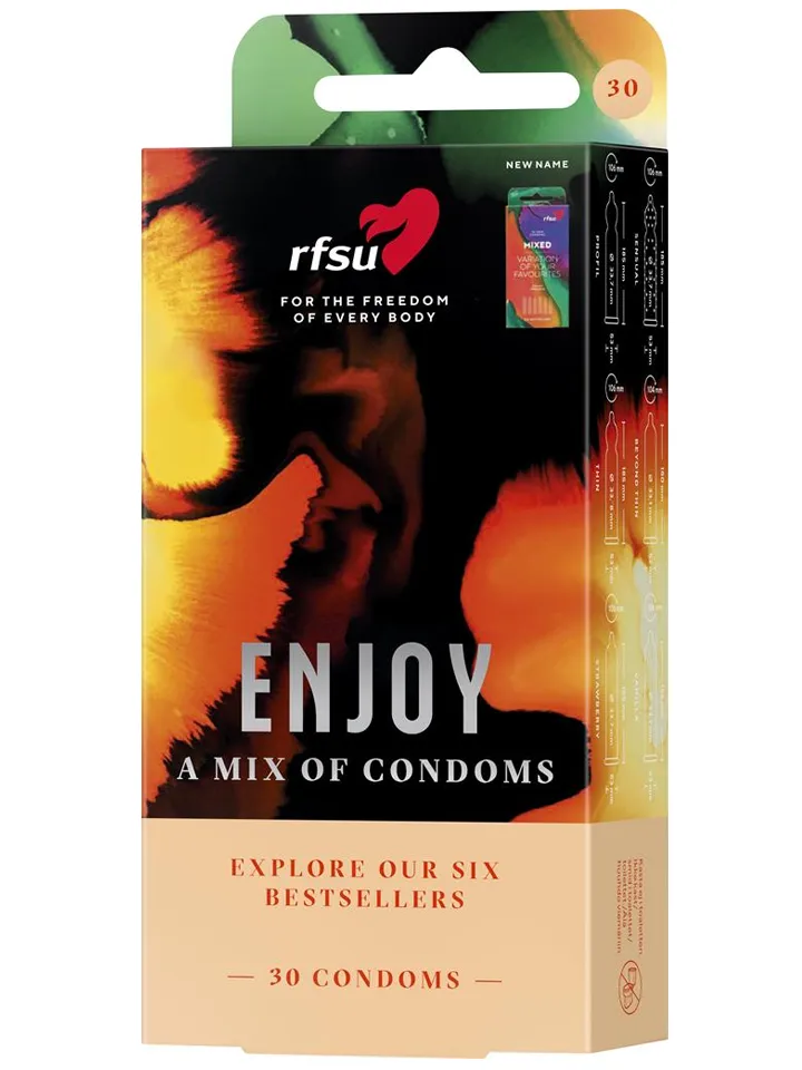 RFSU Enjoy A Mix Of Condoms 30-pack Mixade kondomer |  | Intimast