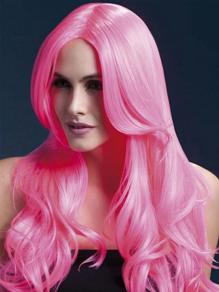 Fever Khloe Wig Neon Pink Peruk |  | Intimast