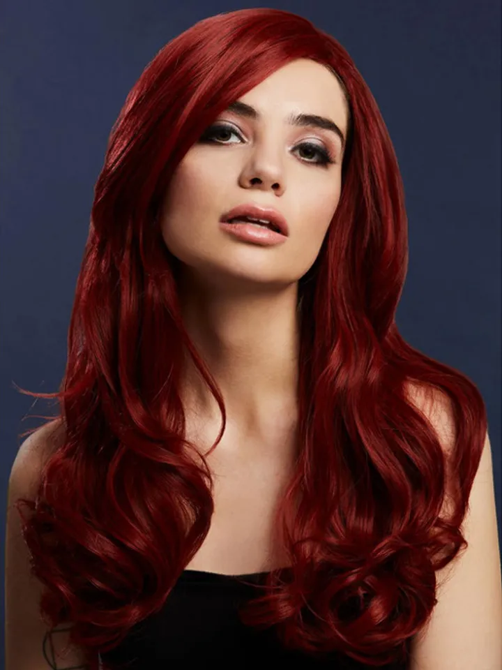 Fever Khloe Wig True Blend Ruby Red Peruk |  | Intimast