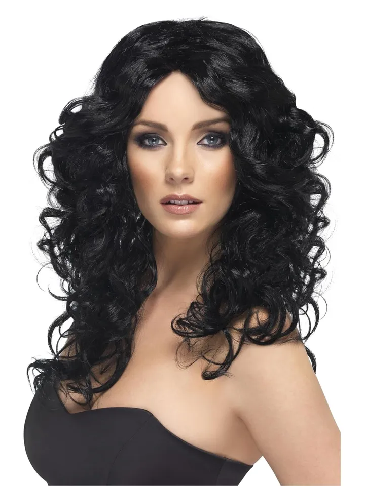 Glamour Curly Wig Black Peruk |  | Intimast