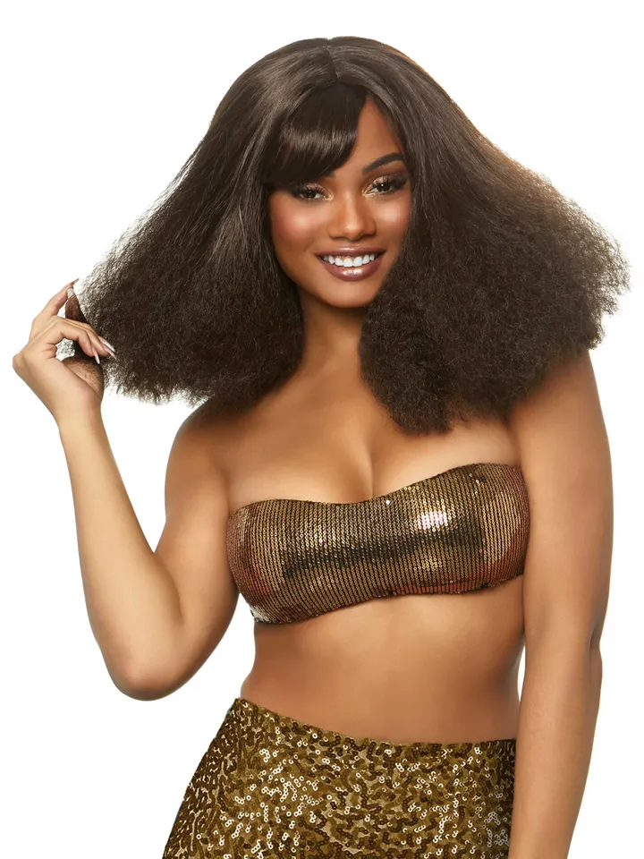 Leg Avenue Diva Disco Wig Brown Peruk | | Intimast