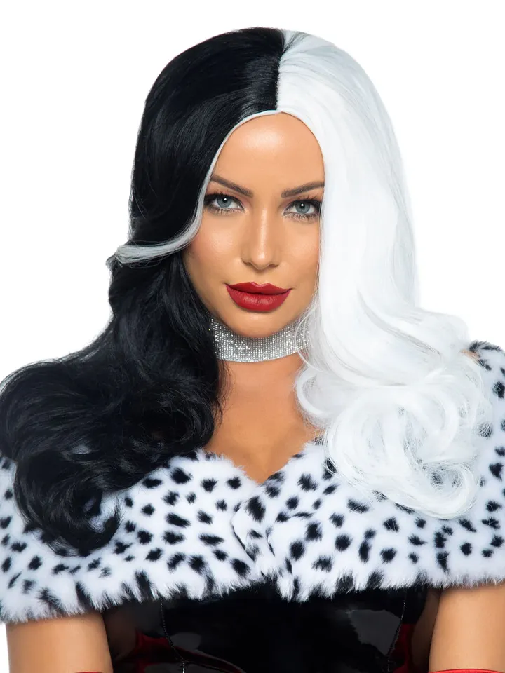 Leg Avenue Cruella Wig Black/White Peruk | | Intimast
