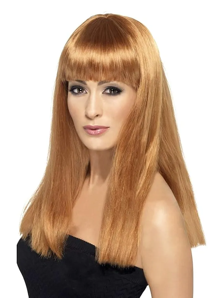 Glamourama Long Straight Wig Auburn Peruk |  | Intimast