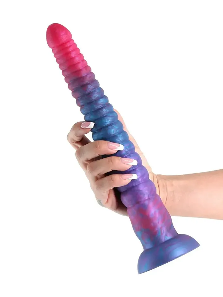 Colours Stacked Dildo Pink/Blue 30,5 cm Fantasy dildo | | Intimast