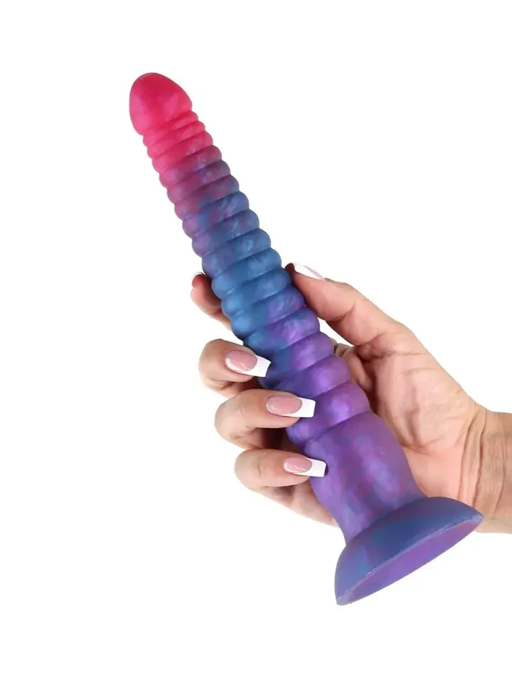Colours Stacked Dildo Pink/Blue 23 cm Fantasy dildo |  | Intimast