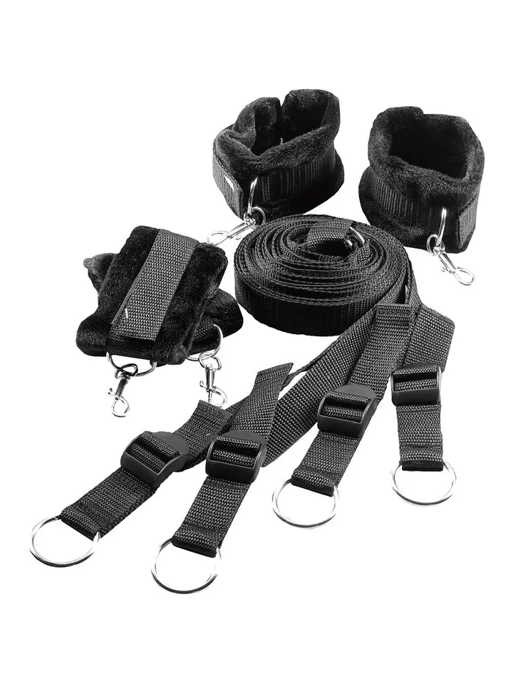 Dream Toys Blaze Bed Restraint Set Hand och fotbojor | | Intimast
