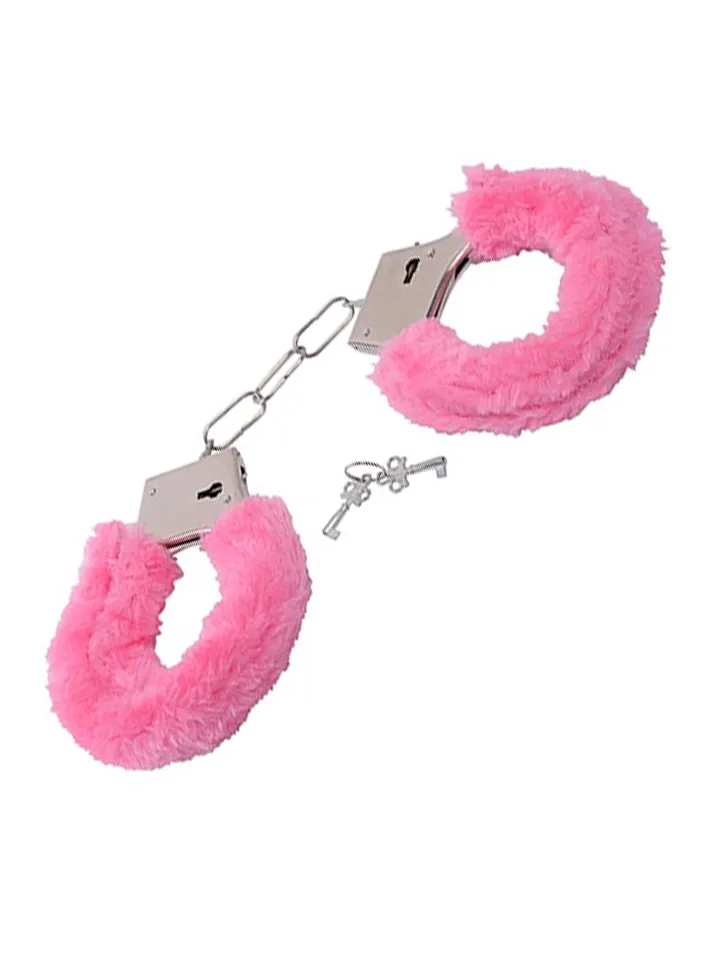 TOYZ4LOVERS Furry Handcuffs Pink Rosa handbojor |  | Intimast