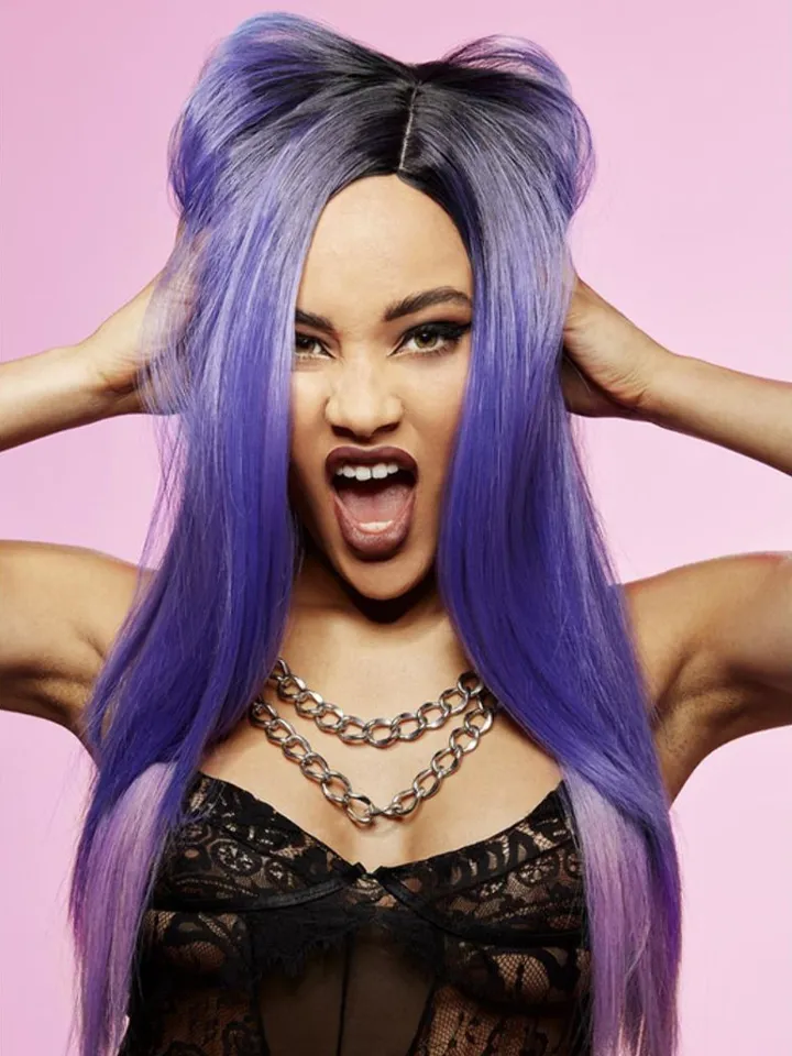 Manic Panic Ombre Two Tone Purple Wig Peruk |  | Intimast
