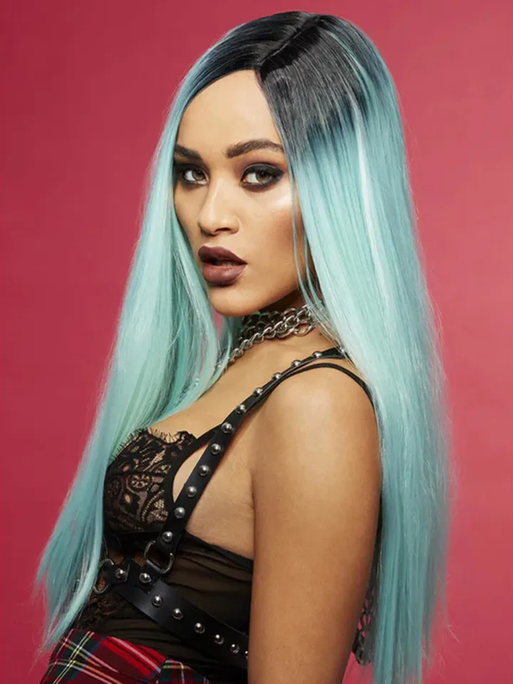 Manic Panic Ombre Aqua Blue Wig Peruk |  | Intimast