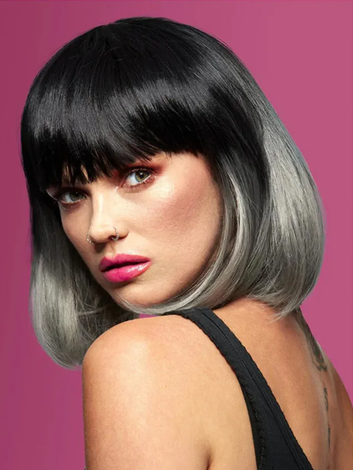 Manic Panic Ombre Grey Bob Wig Peruk |  | Intimast