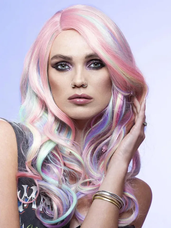 Manic Panic Pastel Unicorn Curl Wig Peruk |  | Intimast