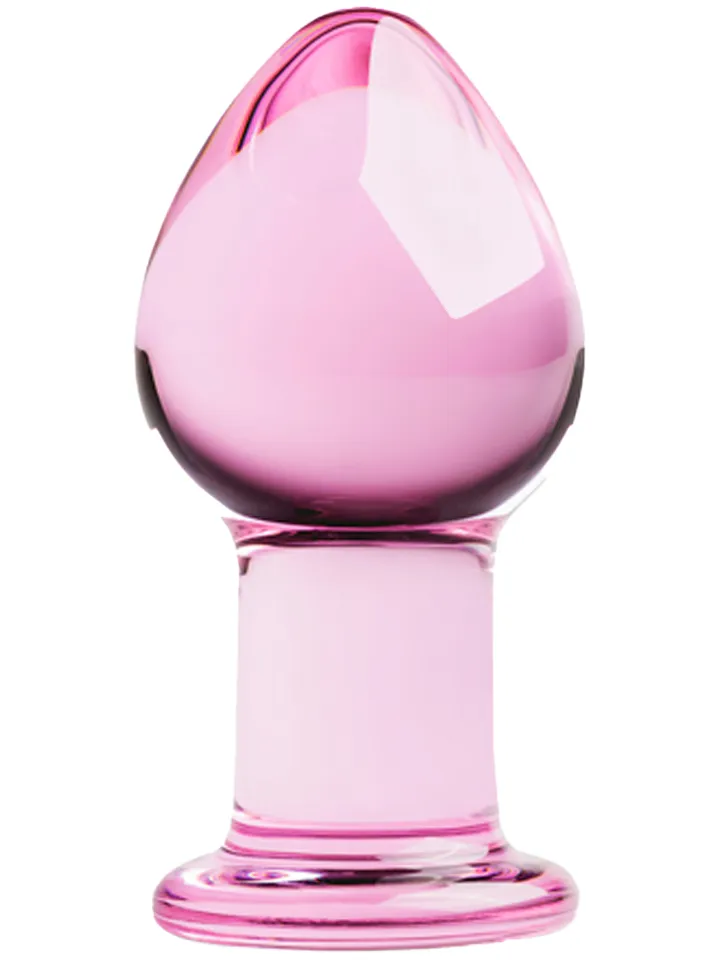 Gildo Glass Buttplug Pink Analplugg i glas | | Intimast
