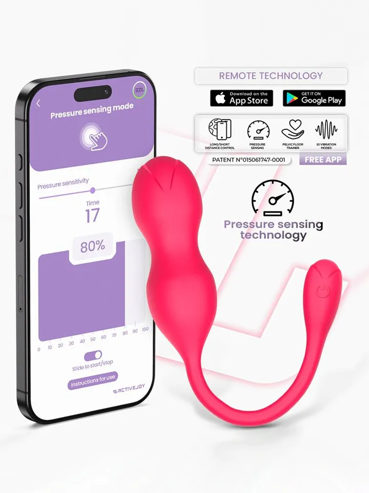 Kyra Pelvic Floor Trainer Pressure Sensing App Appstyrda knipkulor | | Intimast