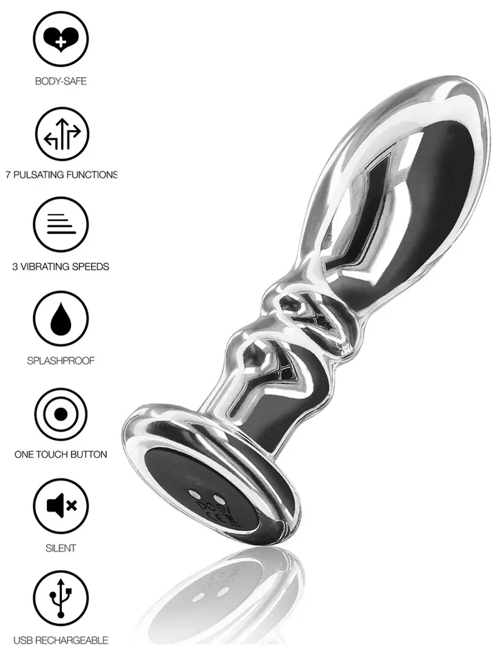 The Slider Vibrating Plug Medium Analplugg med vibrator |  | Intimast