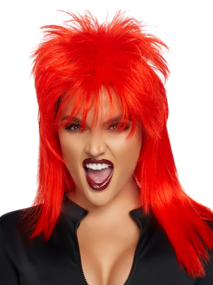 Leg Avenue Unisex Rockstar Wig Red Peruk | | Intimast