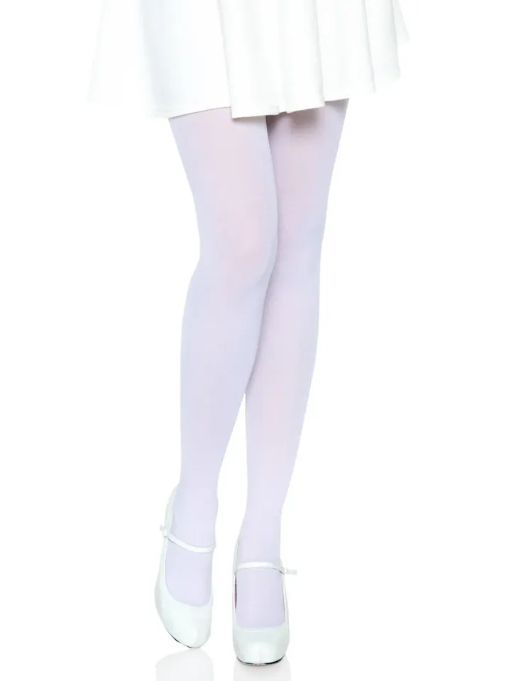 Nylon Opaque Pantyhose White O/S Strumpbyxor | | Intimast