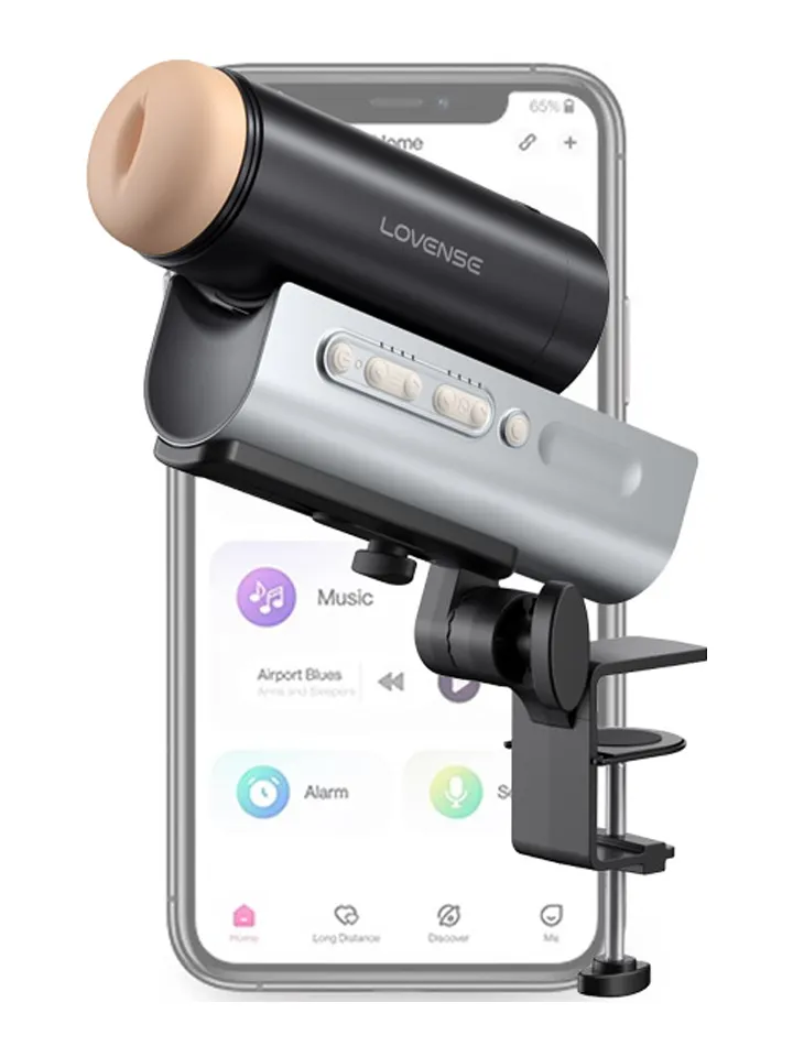 Lovense Solace Pro Automatic Thrusting Masturbator Masturbator med motor | | Intimast