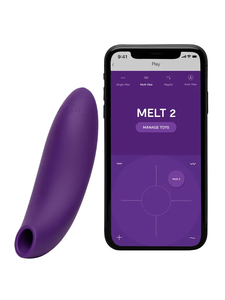 We-Vibe Melt 2 Purple Appstyrd lufttrycksvibrator |  | Intimast