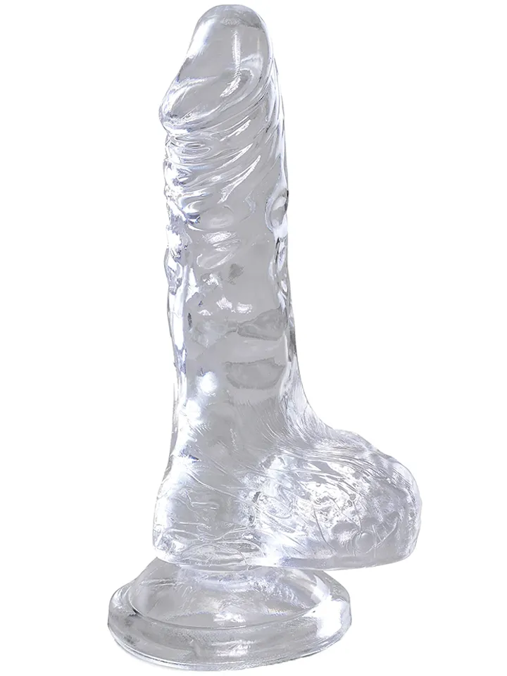 Pipedream King Cock Clear 10 cm Liten dildo |  | Intimast