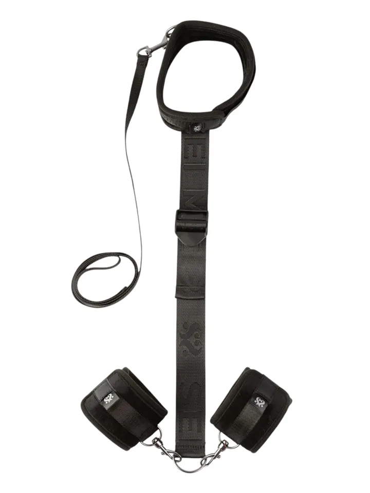 Sei Mio Adjustable Neck & Wrist Restraint Kit Handbojor & halsband | | Intimast