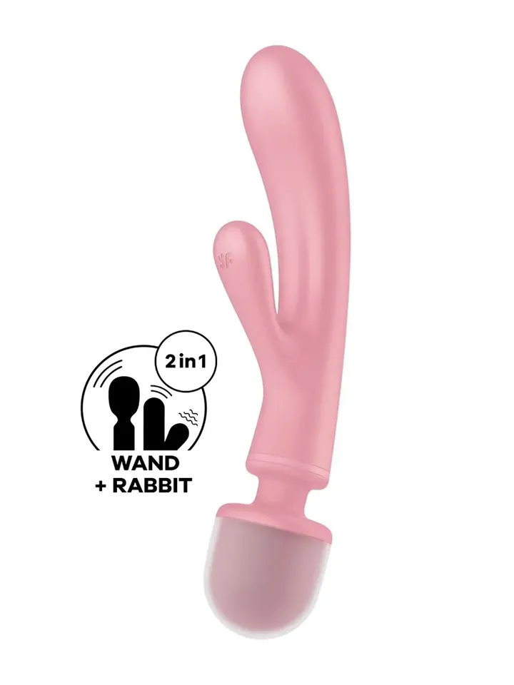 Satisfyer Triple Lover Pink Magicwand / Massagewand |  | Intimast