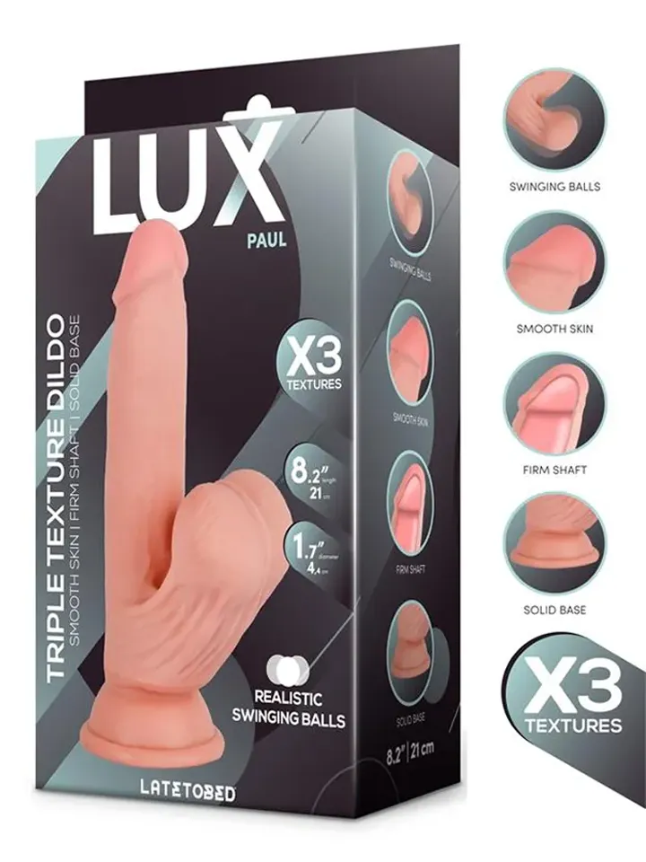 Paul Triple Density Swinging Balls Dildo 21 cm Realistisk dildo |  | Intimast