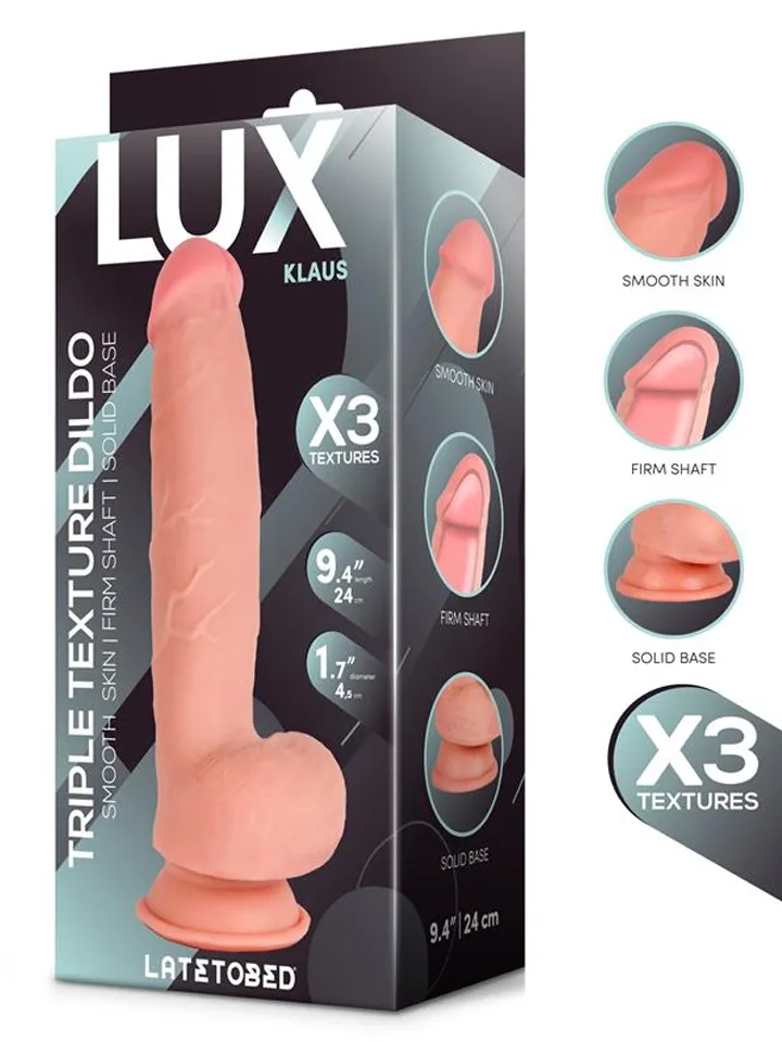 Klaus Triple Density Dildo 24 cm Realistisk dildo |  | Intimast