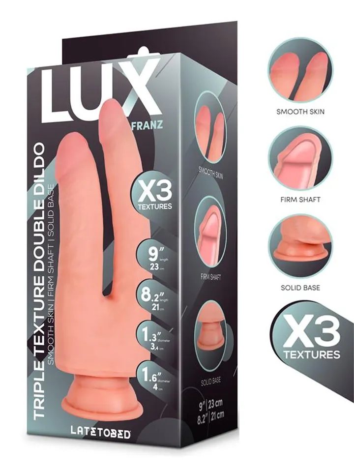 Franz Triple Density Double Dildo 23 cm Dubbeldildo |  | Intimast